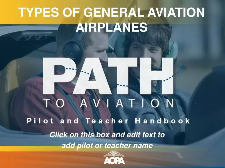 types of general aviation airplanes