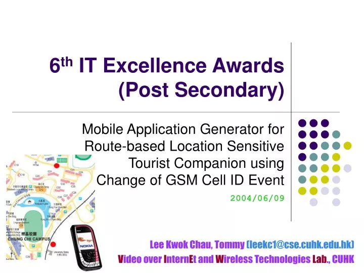 6 th it excellence awards post secondary