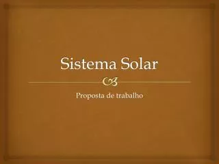 sistema solar