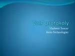 VoIP protokoly - slide 1