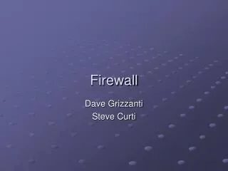 Firewall