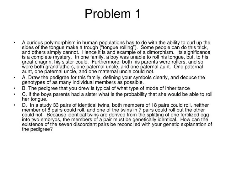 problem 1