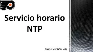 servicio horario ntp