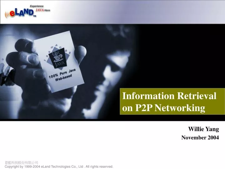 information retrieval on p2p networking