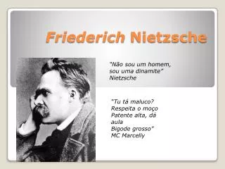 friederich nietzsche