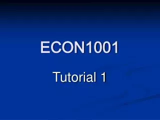 ECON1001