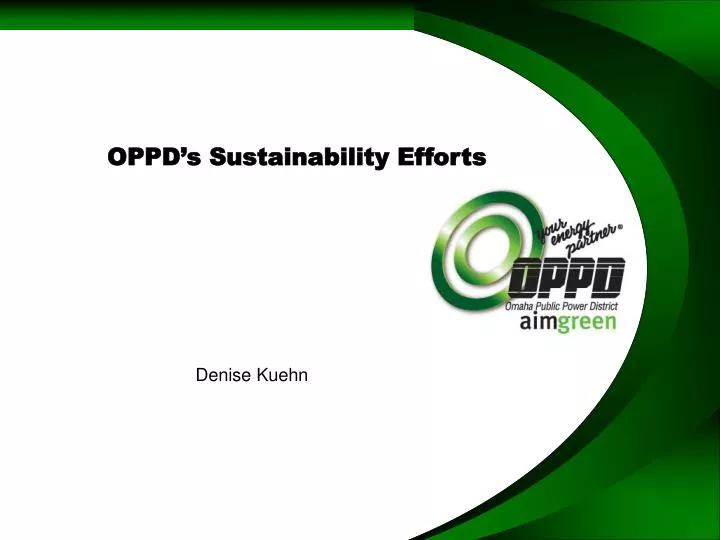 oppd s sustainability efforts