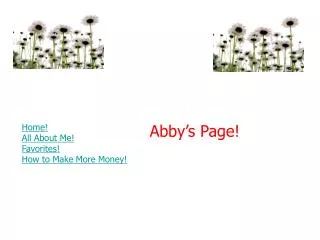 Abby’s Page!