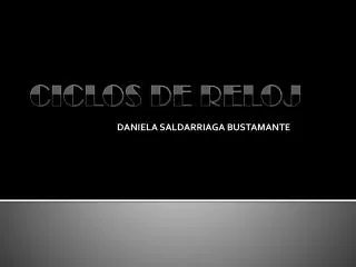 ciclos de reloj