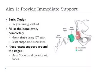 Aim 1: Provide Immediate Support