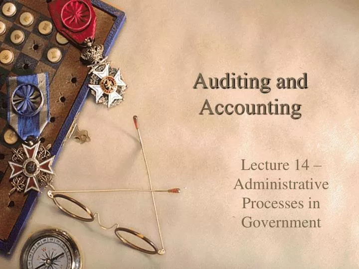 Auditing and Accounting