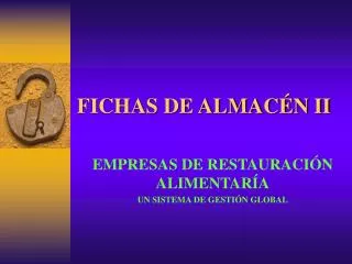 fichas de almac n ii