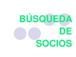 b squeda de socios