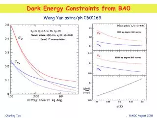 Dark Energy Constraints from BA0