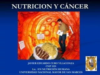 nutricion y c ncer