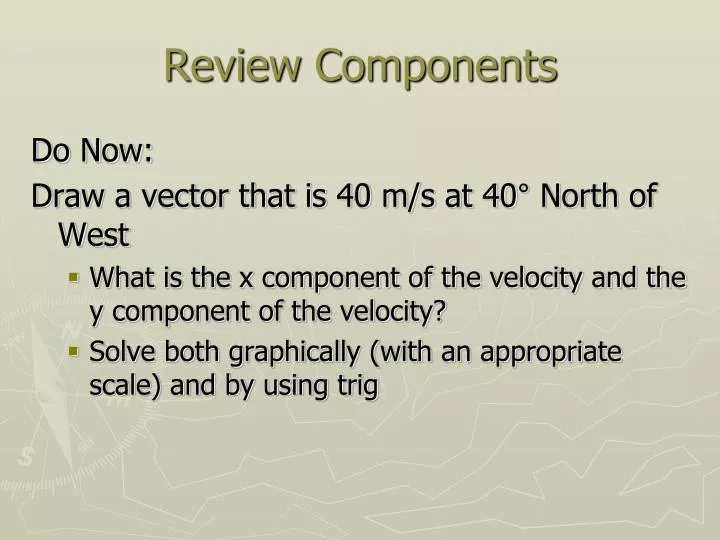 review components