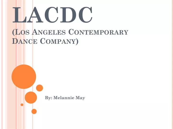 lacdc los angeles contemporary dance company