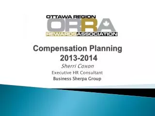 Compensation Planning 2013-2014