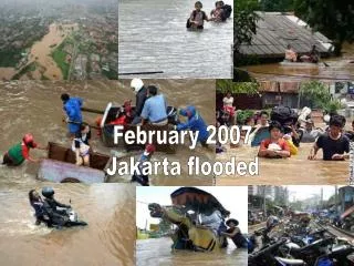 February 2007 Jakarta flooded