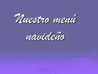nuestro men navide o