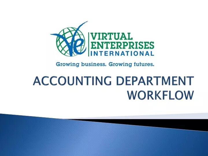 accounting department workflow