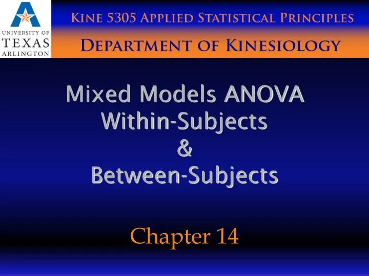 mixed models anova within subjects between subjects