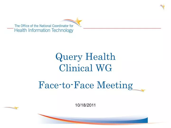 query health clinical wg