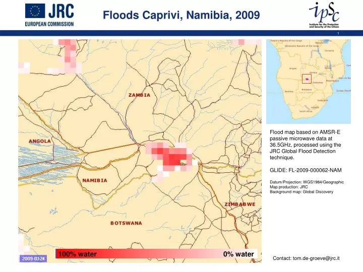 floods caprivi namibia 2009