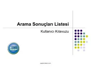 arama sonu lar listesi