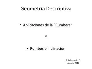 geometr a descriptiva