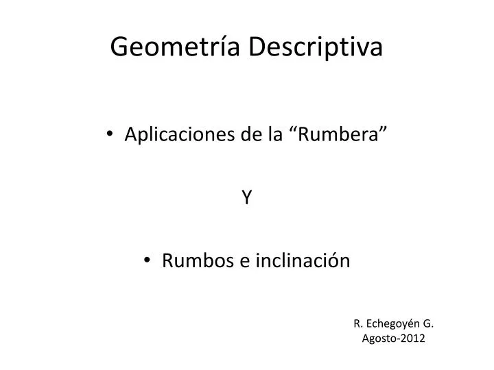 geometr a descriptiva