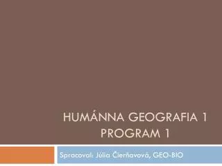 hum nna geografia 1 program 1