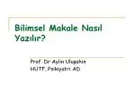 PPT - 8.Grup MAKALE SUNUMU PowerPoint Presentation, Free Download - ID ...