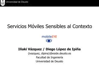 servicios m viles sensibles al contexto