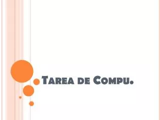 tarea de compu