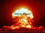 Adonis Sharpe - slide 1