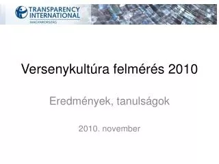 versenykult ra felm r s 2010