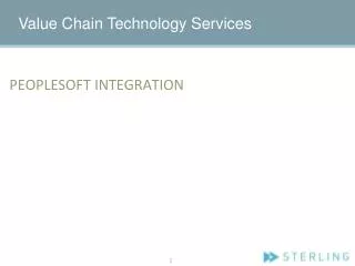 PEOPLESOFT INTEGRATION