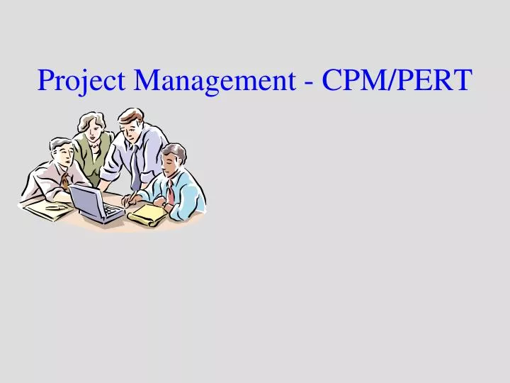 project management cpm pert