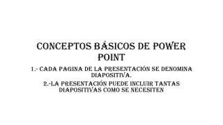conceptos b sicos de power point