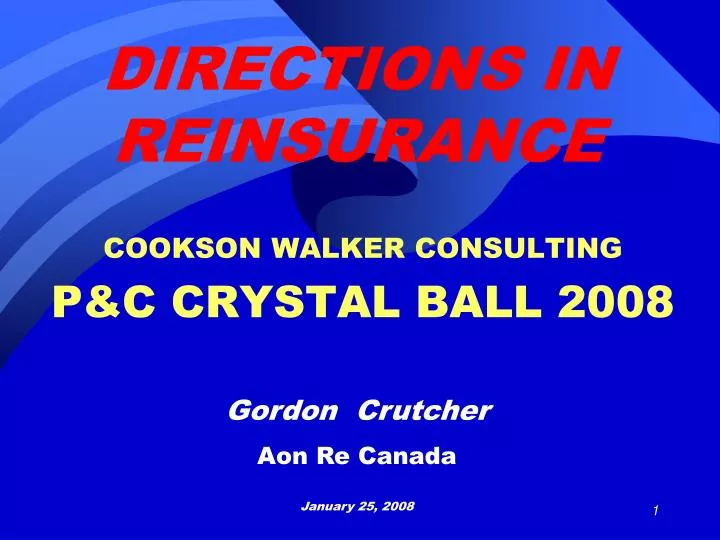 cookson walker consulting p c crystal ball 2008