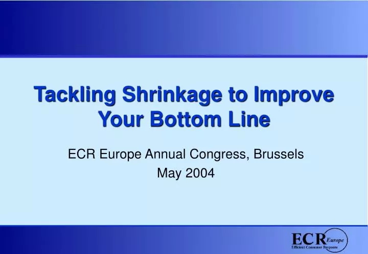 tackling shrinkage to improve your bottom line