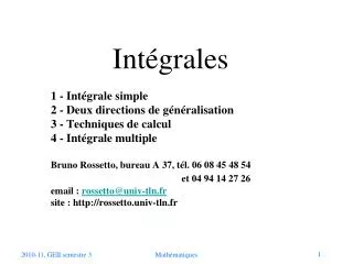 int grales