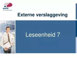 externe verslaggeving