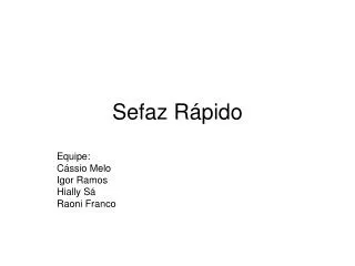 sefaz r pido