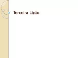 terceira li o