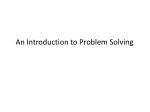 PPT - An Introduction to Problem solving PowerPoint Presentation, free ...