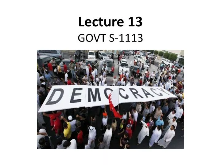 lecture 13 govt s 1113