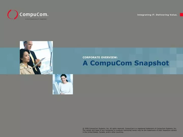 corporate overview a compucom snapshot
