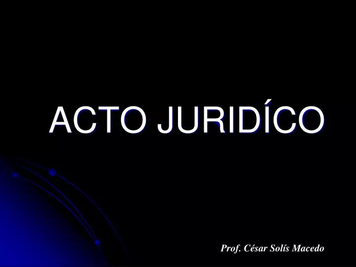 acto jurid co